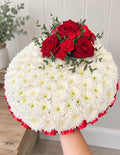 Massed Posy Pad Arrangement