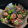 Abundant seasonal fresh flower bouquet for the Large monthly subscription