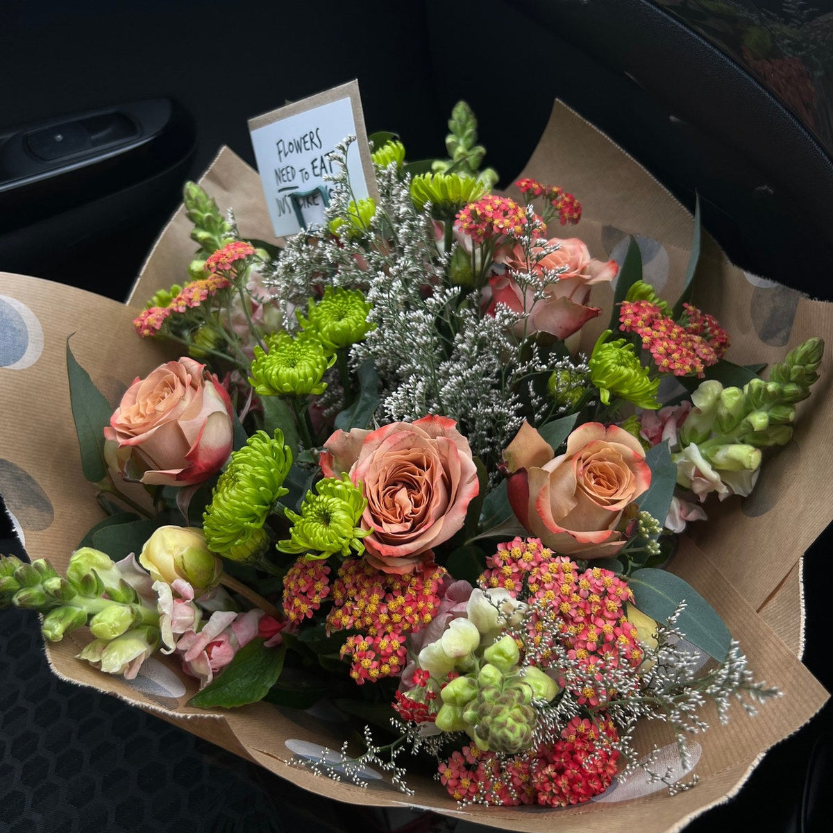 Abundant seasonal fresh flower bouquet for the Large monthly subscription