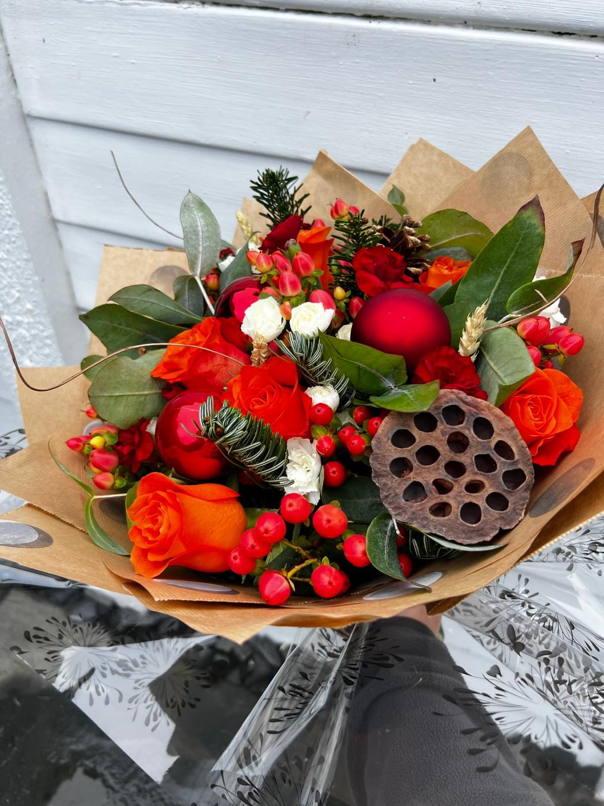 Festive Christmas bouquet