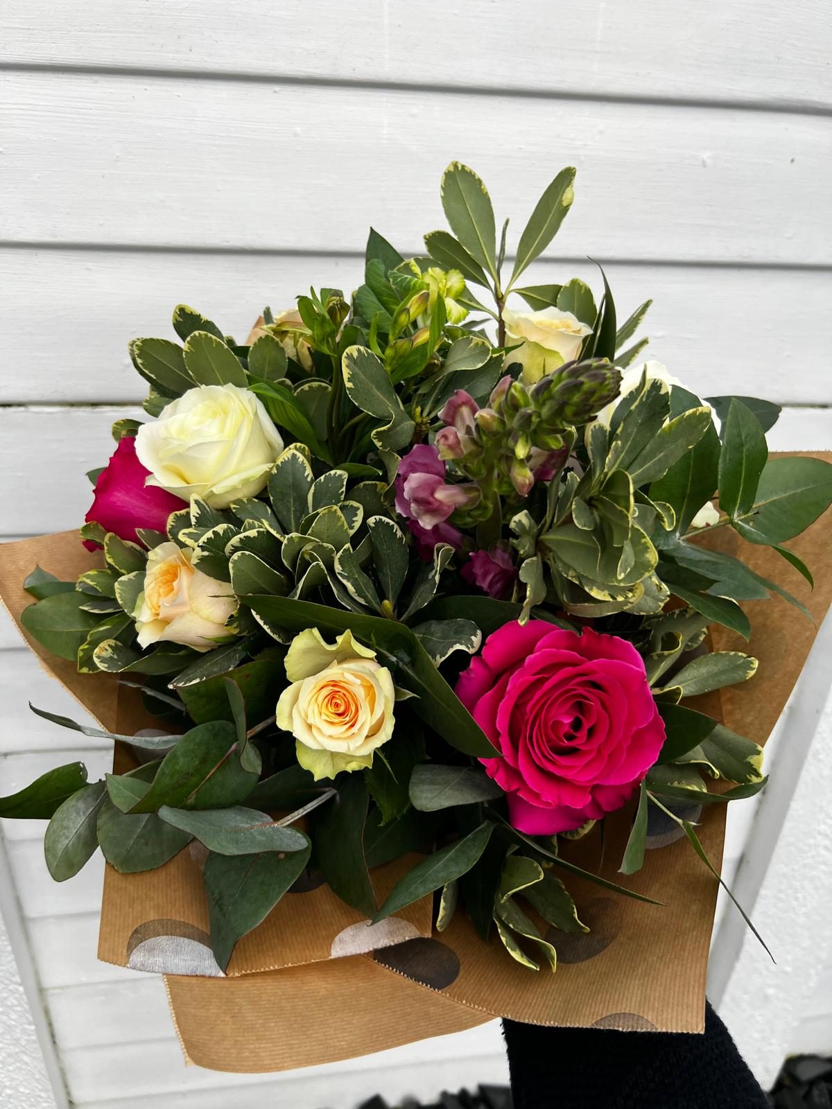 Romantic rose bouquet