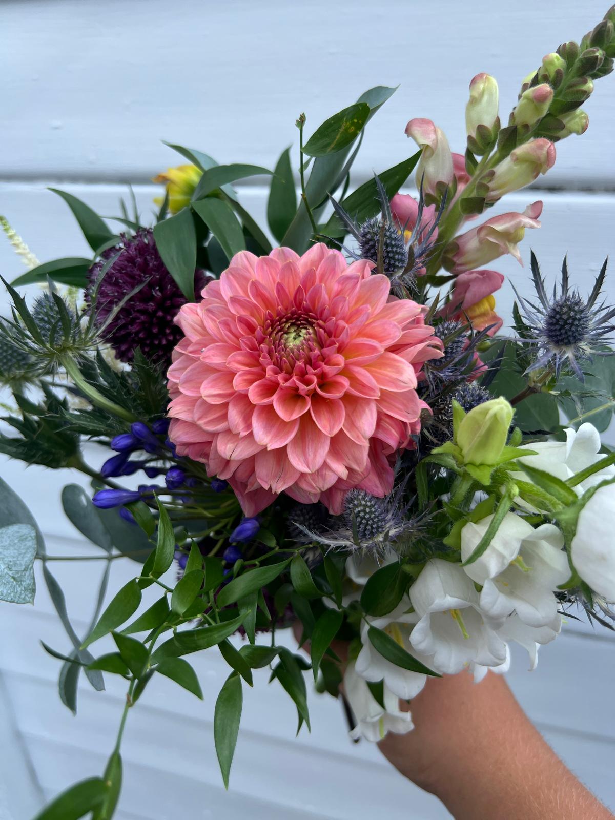 Wedding bouquet detail